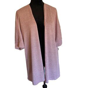 Torrid SZ 18/20 Mauve Open-Front Dolman Sleeve Cardigan